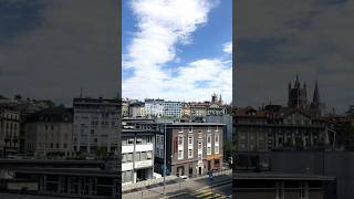 City View , Lausanne Switzerland #shortsfeed #irinajannatvlogs #switzerland