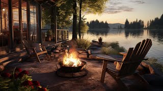 Calming Ambiance of a Cozy Campfire | Relaxing Sounds of a Crackling Fire and Burning Flames