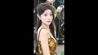 叶子大人 (Racing Model 레이싱모델 RQ 網紅車模) - 蘇州改裝車展 Suzhou GTShow 2024 - Beautiful Chinese Model 豎屏