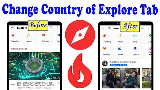 How to Change Country of Explore Tab || How to Change YouTube Trending Region || YouTube Explore Tab