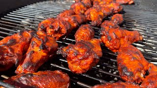 Tandoori Chicken Wings on Kettle Grill #recipeoftheday #indianfood #tandoori #novascotia #homecook