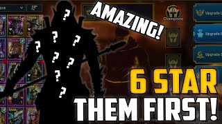 Who To 6 Star FIRST! Set Your Account Up Right! - RAID: Shadow Legends