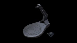 Display stand for Star Trek USS Enterprise NCC-1701-A for 3D printing