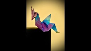 How to make a paper dragon fly? | #diy #origami