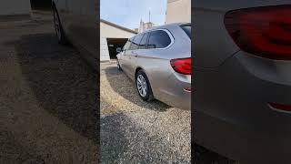 BMW 520 side damage repair - job done