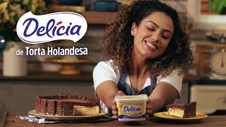 Delícia  | Torta Holandesa com massa crocante e recheio verdadeiramente cremoso #QuartaDaCremosidade