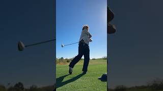 16 year old makes FIRST EAGLE IN GOLF ⛳️😏 #golf #golflife #golftips #shorts