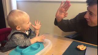 Leo High Fives for the first Time!!