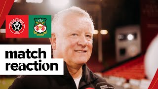 Chris Wilder | Sheffield United 4-2 Wrexham | Post Match Reaction