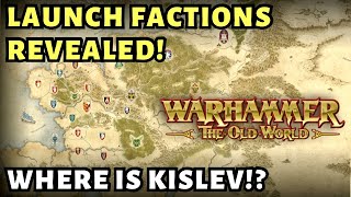 BIG news for Warhammer The Old World! LAUNCH FACTIONS revealed!