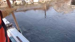 Chaumont Bay - Cisco project 2012 breaking ice