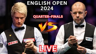 Snooker Live 🛑 Neil Robertson vs Barry Hawkins Quarterfinals Full Match - English Open Snooker  2024