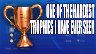 Looking Through My Playstation Trophy Collection