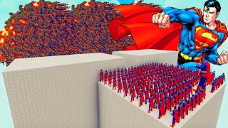 200x SUPERMAN + 1x GIANT vs EVERY GOD - Totally Accurate Battle Simulator TABS