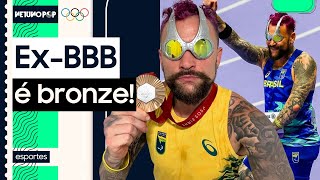 Ex-BBB Vinícius Rodrigues é bronze nas Paralimpíadas Paris 2024 | MC Binn, Nizam e Fernanda celebram