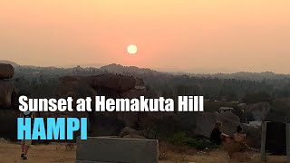 Sunset at Hemakuta Hill - India, Hampi (2020) 🇮🇳