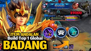 1 HIT MANIAC BUILD BADANG TERSAKIT 2024 - BUILD BADANG PALING SAKIT 2024 MOBILE LEGENDS