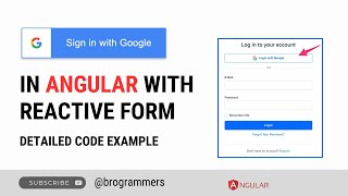 Implement google sign in angular | Login in with google in angular | Google authentication angular