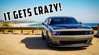 I took my DODGE CHALLENGER SCATPACK on a CANYON RUN!! *INSANE*