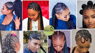 Latest And Trendy Cornrows Braids |Braids Hairstyles For Black Women 2024|2025