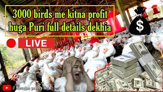 Poultry farm me 38 days me kitna profit huga Puri 🔴 Live dekiha