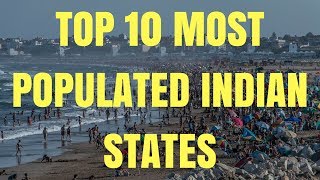 Top 10 most populated states in India