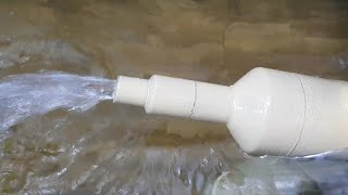 CÁCH LÀM MÁY BƠM NƯỚC SỬ DỤNG ỐNG PVC || HOW TO MAKE A WATER PUMP USING PVC PIPE