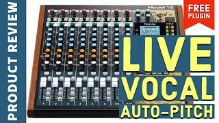 TASCAM Model 12 | Live Vocal Pitch-Correct Setup Tutorial