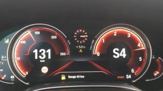 BMW 740d Acceleration