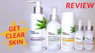 InstaNatural Skincare Products Review| Remove Dark Spots| Anti Aging