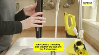 Karcher Wv5 How do to change the cleaning blades