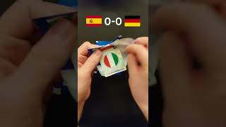 PREDICTING SPAIN v GERMANY using TOPPS stickers! EURO 24 QUARTER FINAL! #shorts #euro2024withshorts