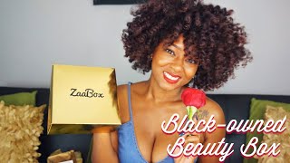 Black Owned Products For Black Women | Zaabox Luxury Beauty Box Unboxing and Subscriptions