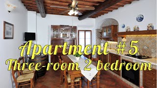 Villa Le Torri - Video 2020 apartment # 5 three-room 2 bedroom.