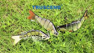 TRUSCEND Multi Jointed Swimbait Segmented Bass Fishing Lure