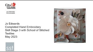 Jo Edwards-Goodman | Graduate Work | Hand Embroidery Skill Stage 3