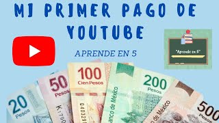 MI PRIMER PAGO EN YOUTUBE //  QUE HICIMOS CON EL DINERO??