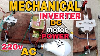 INVERTER बनाये बिना किसी circuit और mosfeet, ic के घर पर।mechanical invert without any transistor🔥🔥