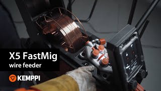 How to install X5 FastMig wire feeder