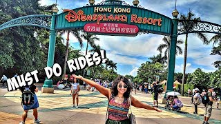 Hong Kong Disneyland 2018 - Must do rides! | Travel Vlog | Things to do