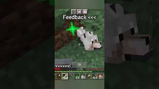 Rip my dog in minecraft 😔 #shorts #minecraft #viral