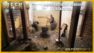 Transforming an old 1900's Basement by Hand, Digout - Time-lapse