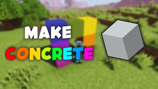 ✔ How To Make Concrete In 60 Seconds