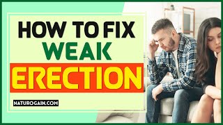 How To Fix Weak Erection, Low Sex Drive, Quick Ejaculation, Impotence