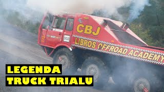 Legenda truck trialu TATRA 813 8x8 v deštivém terénu!