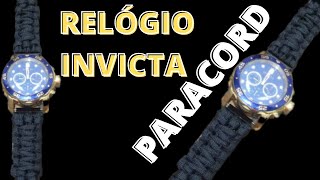 💀⚡️🧵RELÓGIO INVICTA COM PULSEIRA DE PARACORD🧵⚡️💀