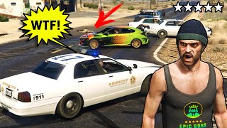 GTA 5 - Police Chase 🔥 Dinka Sugoi 🔥 Stealing Sports Car & Trolling Cops With Trevor (Funny)