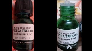 THE BODY SHOP TEA TREE OIL REVIEW IN TAMIL