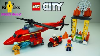 LEGO CITY 60281 Fire Rescue Helicopter - Speed Build - FixBricks