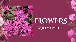 Flowers -Miley Cyrus (lyrics)